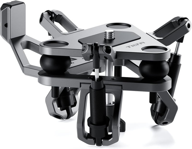 Tilta Shock Absorbing Head for Hydra Alien Mini | Titanium Gray | Compatible with GoPro & Lightweight Action Cameras | Reduces Micro Vibrations | Durable Aluminum & Rubber Construction - Image 3